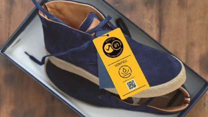 high performance mark on a shoe